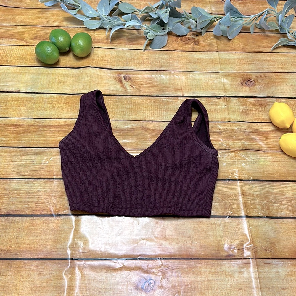Material girl sports bra buffbunny purple medium